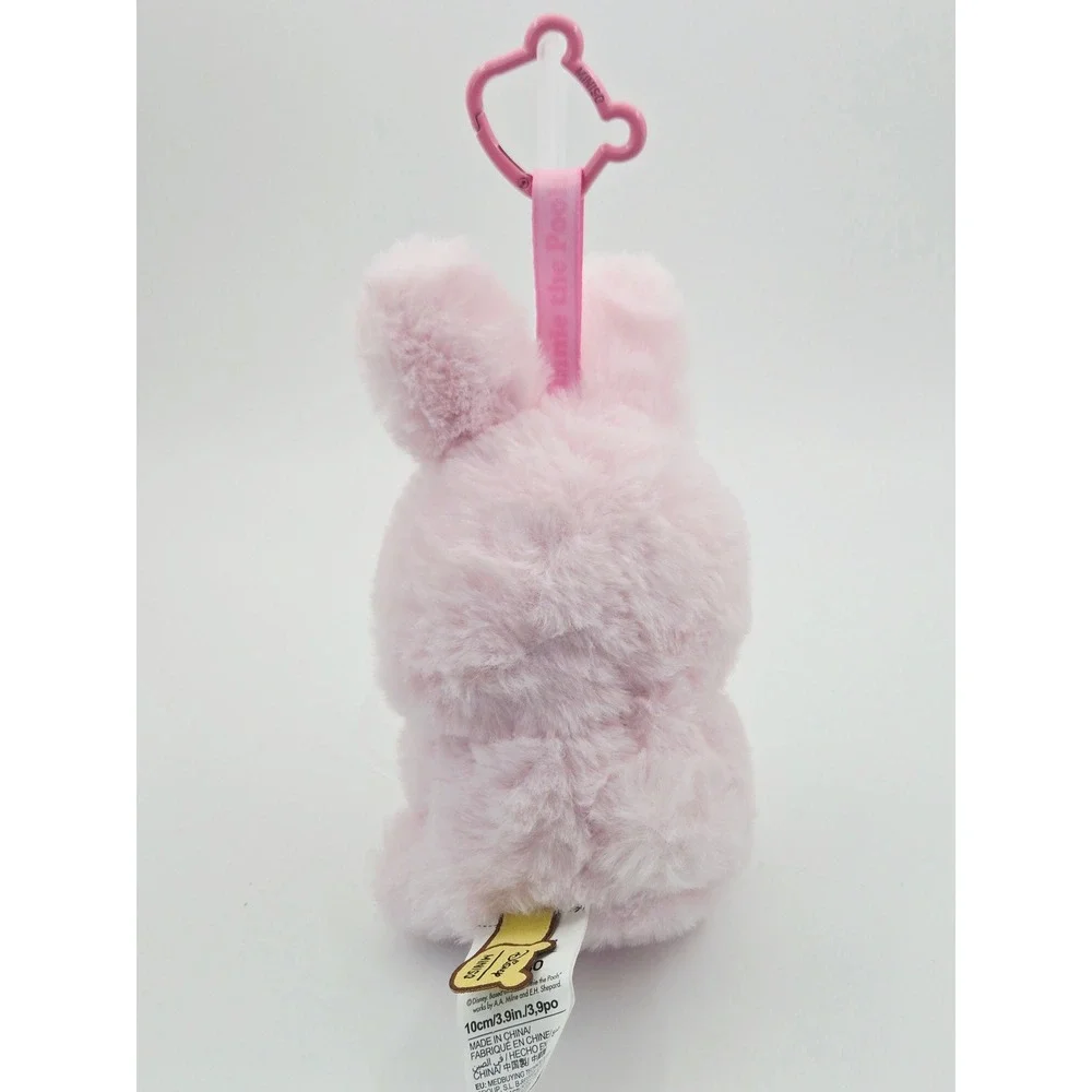 Miniso Disney Winnie the Pooh Pink Bunny Costume Plush Bag Charm Keychain